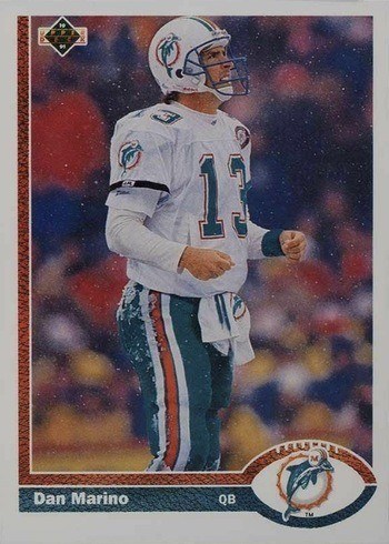 1991 Upper Deck #255 Dan Marino Football Card