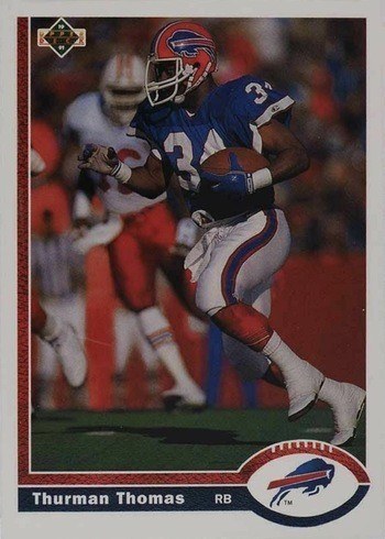 1991 Upper Deck #356 Thurman Thomas Football Card