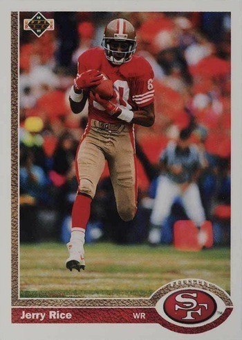 1991 Upper Deck #57 Jerry Rice Football Card