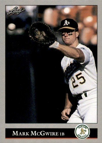 1992 Leaf #16 Mark McGwire Baseball Card