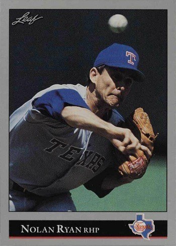 1992 Leaf #41 Nolan Ryan Baseball Card 1992 Leaf #41 Nolan Ryan Baseball Card