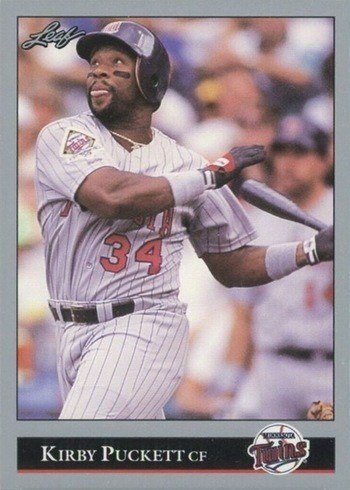 1992 Leaf #98 Kirby Puckett Baseball Card
