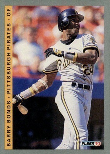 1993 Fleer #112 Barry Bonds Baseball Card 1993 Fleer #112 Barry Bonds Baseball Card