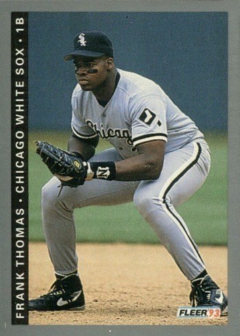 1993 Fleer #210 Frank Thomas Baseball Card 1993 Fleer #210 Frank Thomas Baseball Card