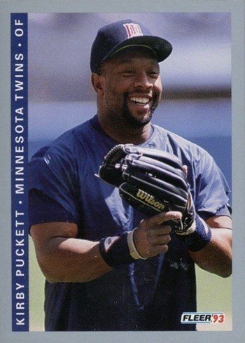 1993 Fleer #273 Kirby Puckett Baseball Card 1993 Fleer #273 Kirby Puckett Baseball Card