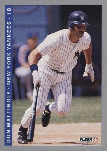 1993 Fleer #281 Don Mattingly Baseball Card 1993 Fleer #281 Don Mattingly Baseball Card