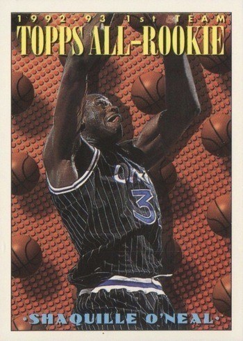 1993 Topps #152 Shaq All-Rookie Team Basketball Card