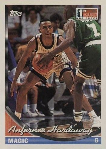 1993 Topps #334 Anfernee Hardaway Rookie Card