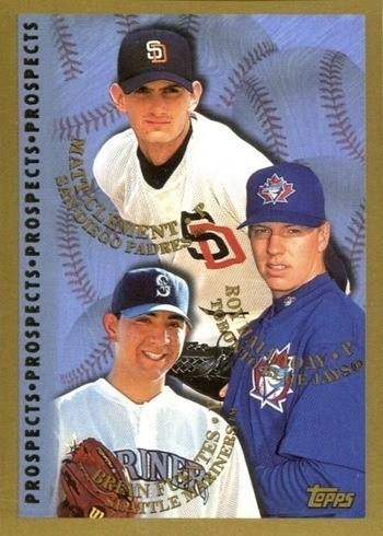 1998 Topps #264 Roy Halladay, Brian Fuentes, and Matt Clement Prospects Baseball Card