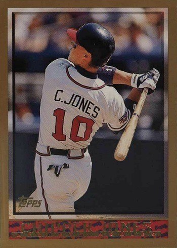 1998 Topps #305 Chipper Jones Baseball Card