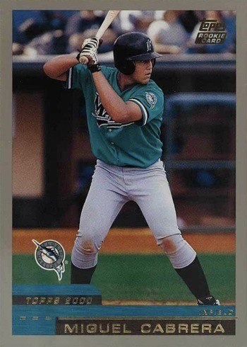 2000 Topps Traded #T40 Miguel Cabrera Rookie Card 2000 Topps Traded #T40 Miguel Cabrera Rookie Card