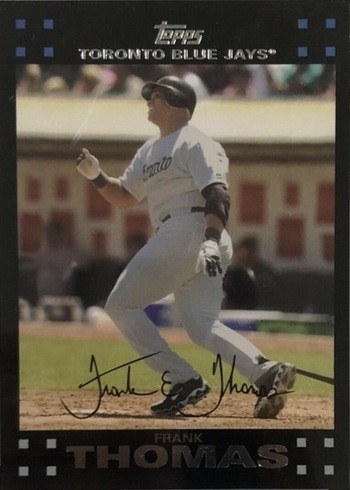 2007 Topps #305 Frank Thomas Baseball Card