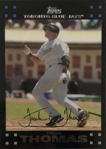 2007 Topps #305 Frank Thomas Baseball Card 2007 Topps #305 Frank Thomas Baseball Card