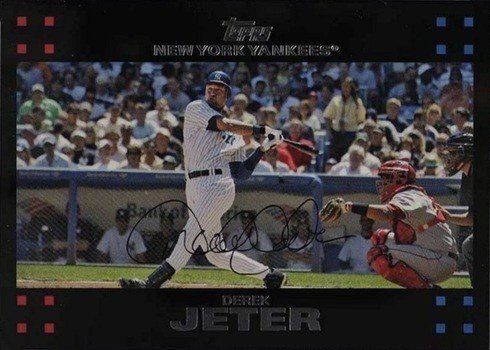 2007 Topps #40 Derek Jeter Baseball Card (Without Bush and Mantle) 2007 Topps #40 Derek Jeter Baseball Card (Without Bush and Mantle)
