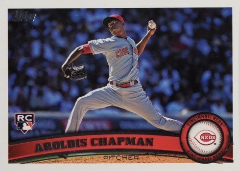 2011 Topps #110 Aroldis Chapman Rookie Card