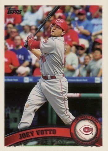 2011 Topps #5 Joey Votto Baseball Card