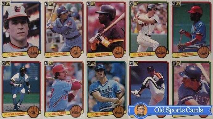Most Valuable 1983 Donruss Baseball Cards Most Valuable 1983 Donruss Baseball Cards