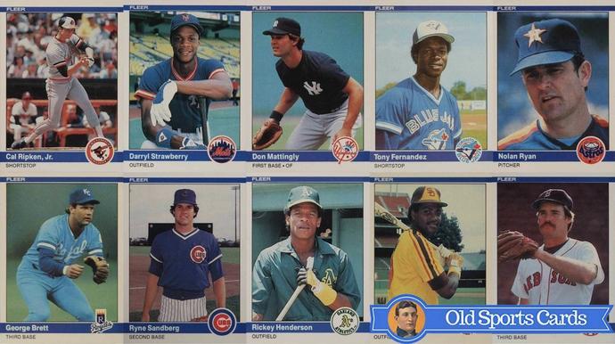 Most Valuable 1984 Fleer Baseball Cards
