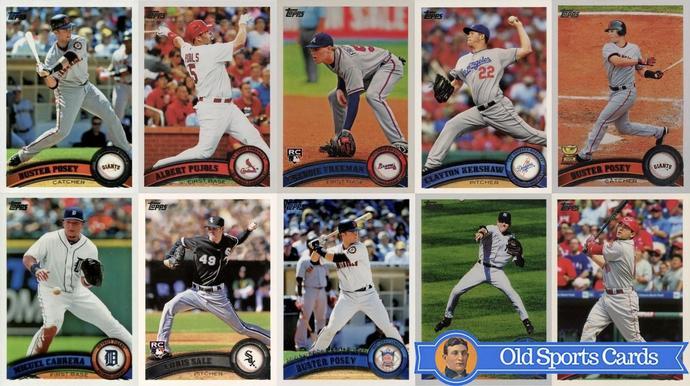 Most Valuable 2011 Topps Baseball Cards