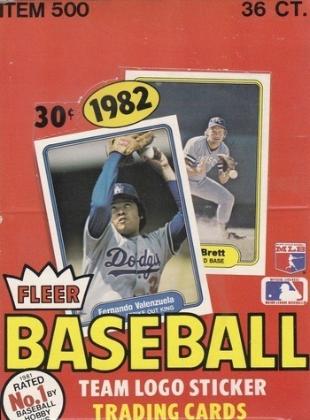 Unopened Box of 1982 Fleer Baseball Cards