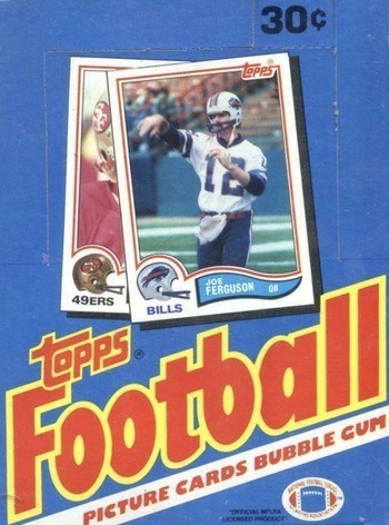 Unopened Box of 1982 Topps Football Cards