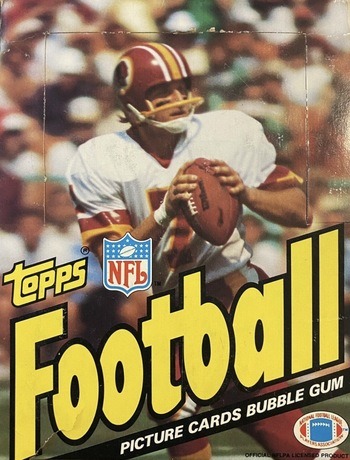 Unopened Box of 1983 Topps Football Cards