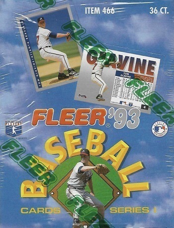 Unopened Box of 1993 Fleer Baseball Cards Unopened Box of 1993 Fleer Baseball Cards