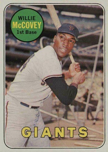 1969 Topps #440 Willie McCovey Yellow Letter Baseball Card 1969 Topps #440 Willie McCovey Yellow Letter Baseball Card