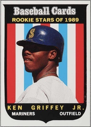 1989 Baseball Cards Magazine Repli-Cards #63 Ken Griffey Jr. Baseball Card