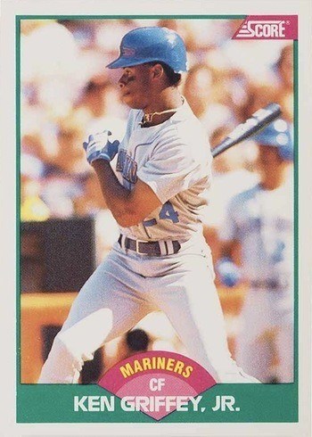 1989 Score Traded #100T Ken Griffey Jr. Rookie Card