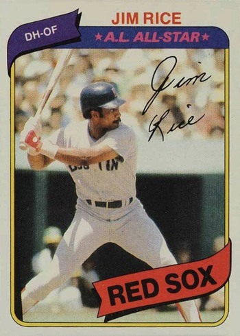 1980 Topps #200 Jim Rice Baseball Card