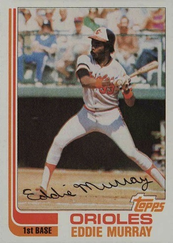 1980 Topps #390 Eddie Murray Baseball Card 1980 Topps #390 Eddie Murray Baseball Card
