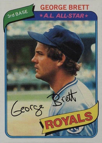 1980 Topps #450 George Brett Baseball Card 1980 Topps #450 George Brett Baseball Card