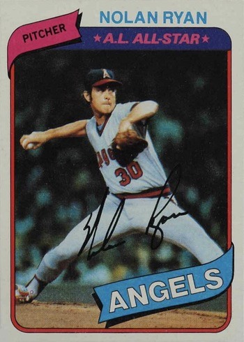 1980 Topps #580 Nolan Ryan Baseball Card