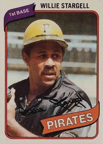 1980 Topps #610 Willie Stargell Baseball Card 1980 Topps #610 Willie Stargell Baseball Card