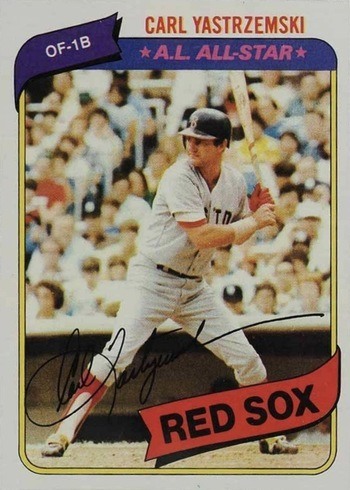 1980 Topps #720 Carl Yastrzemski Baseball Card 1980 Topps #720 Carl Yastrzemski Baseball Card
