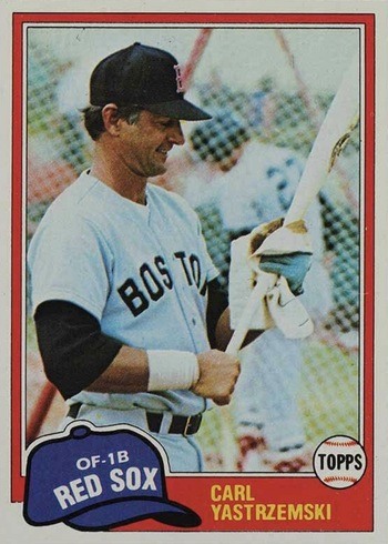 1981 Topps #110 Carl Yastrzemski Baseball Card 1981 Topps #110 Carl Yastrzemski Baseball Card