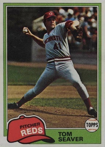 1981 Topps #220 Tom Seaver Baseball Card 1981 Topps #220 Tom Seaver Baseball Card