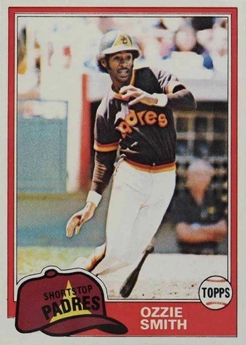1981 Topps #254 Ozzie Smith Baseball Card 1981 Topps #254 Ozzie Smith Baseball Card