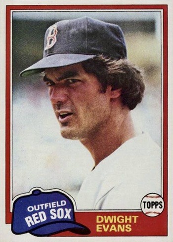 1981 Topps #275 Dwight Evans Baseball Card 1981 Topps #275 Dwight Evans Baseball Card