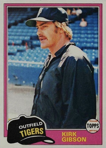 1981 Topps #315 Kirk Gibson Rookie Card 1981 Topps #315 Kirk Gibson Rookie Card