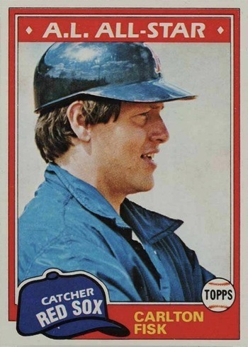 1981 Topps #480 Carlton Fisk Baseball Card 1981 Topps #480 Carlton Fisk Baseball Card