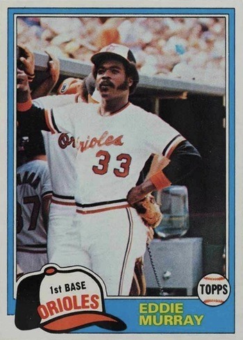 1981 Topps #490 Eddie Murray Baseball Card 1981 Topps #490 Eddie Murray Baseball Card
