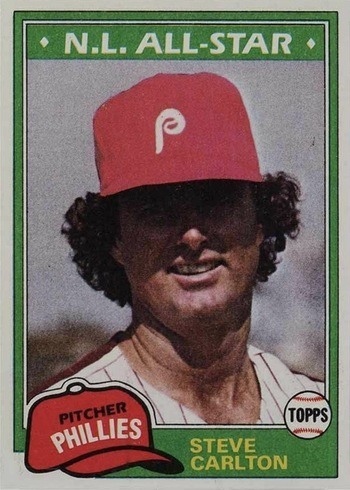 1981 Topps #630 Steve Carlton Baseball Card 1981 Topps #630 Steve Carlton Baseball Card