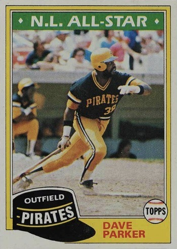 1981 Topps #640 Dave Parker Baseball Card 1981 Topps #640 Dave Parker Baseball Card