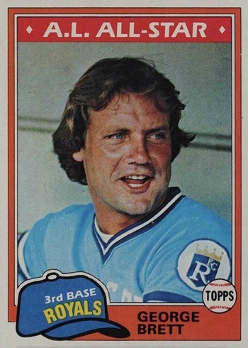 1981 Topps #700 George Brett Baseball Card 1981 Topps #700 George Brett Baseball Card