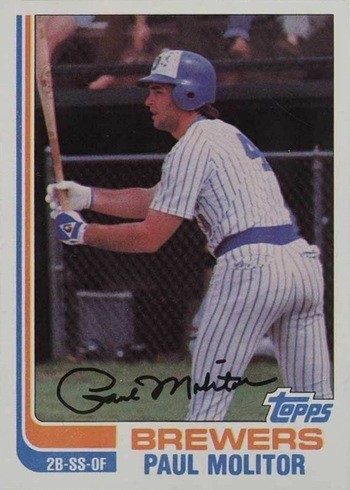 1982 Topps #195 Paul Molitor Baseball Card