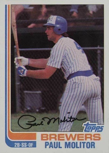 1982 Topps #195 Paul Molitor Baseball Card 1982 Topps #195 Paul Molitor Baseball Card