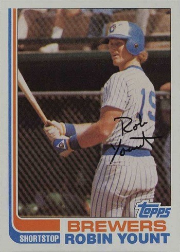 1982 Topps #435 Robin Yount Baseball Card 1982 Topps #435 Robin Yount Baseball Card
