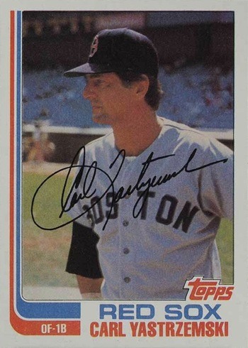 1982 Topps #650 Carl Yastrzemski Baseball Card 1982 Topps #650 Carl Yastrzemski Baseball Card